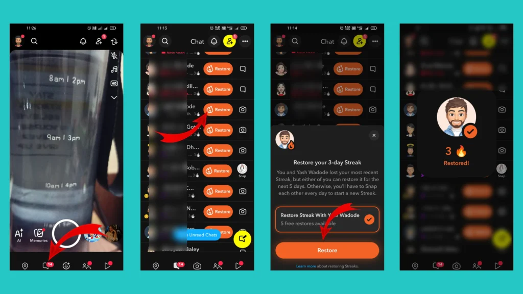 How to Restore a Lost Snapchat Streak Inside the App