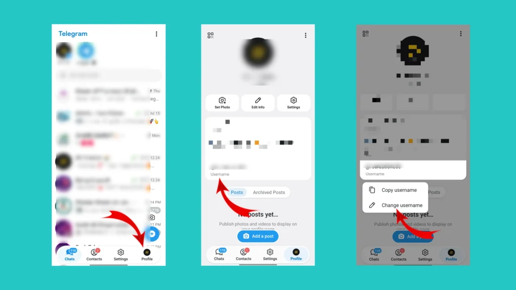 Steps to Create Telegram Username
