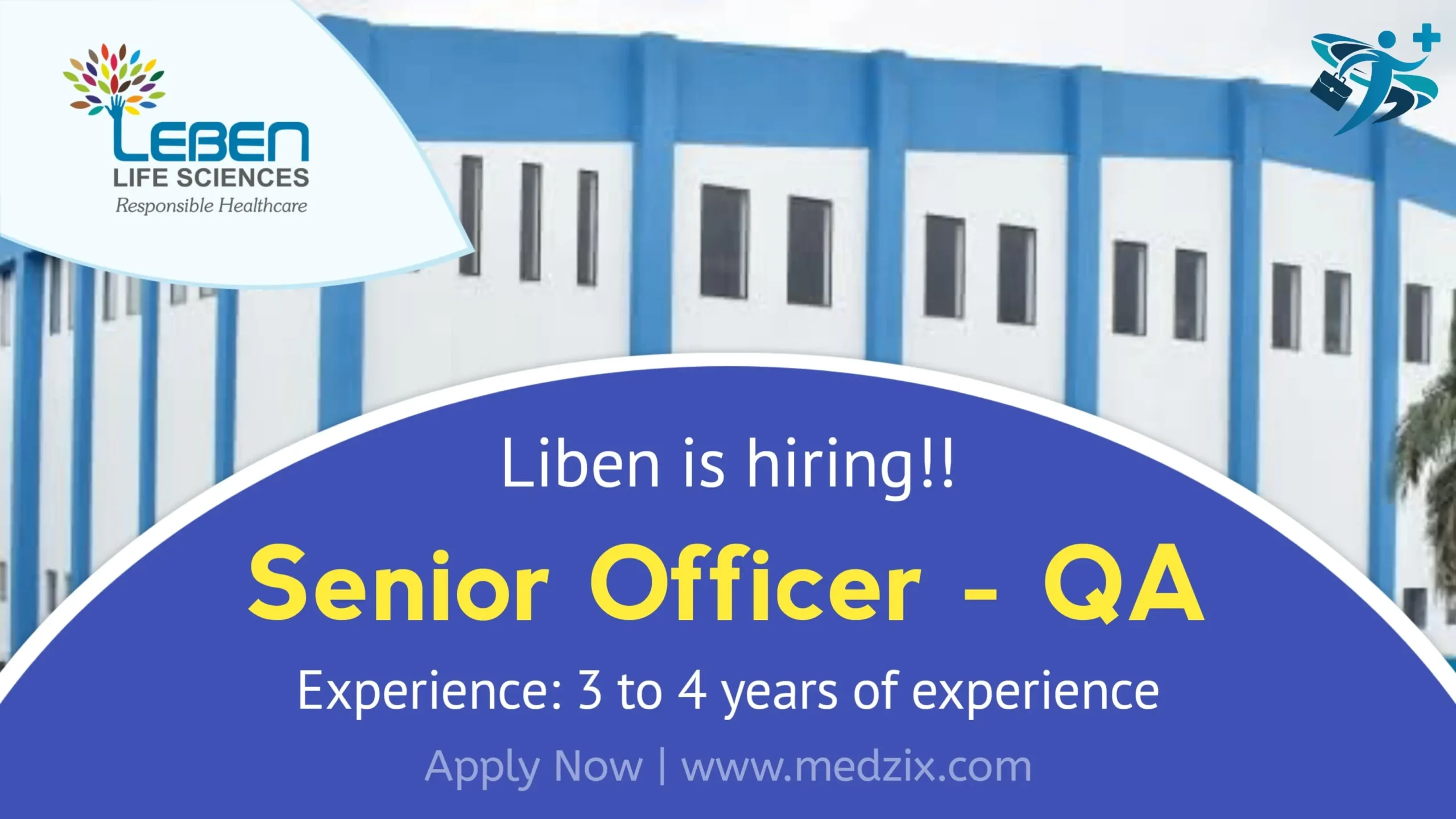 Leben is hiring for Sr. Officer - QA