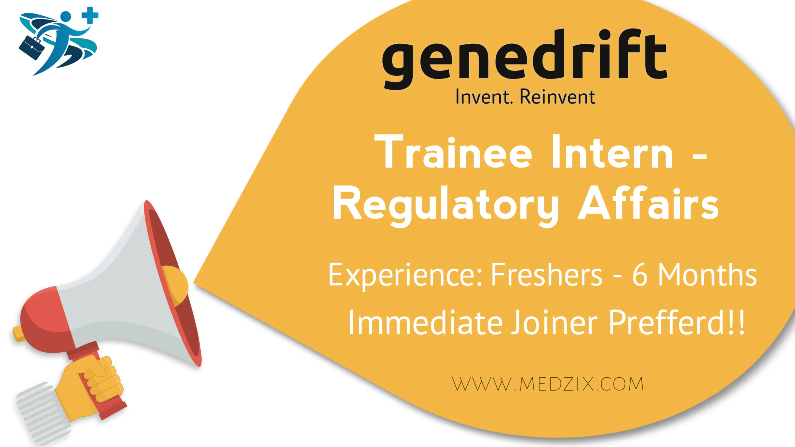 Trainee Intern - Regulatory Affairs at Genedrift