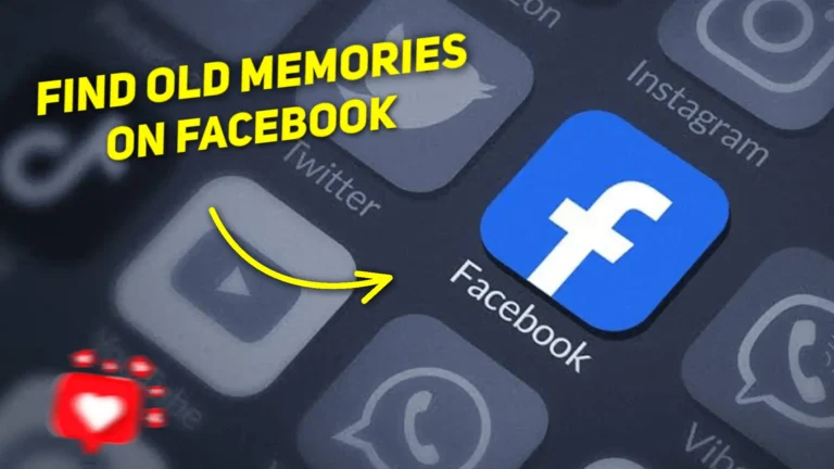 How to find memories on facebook