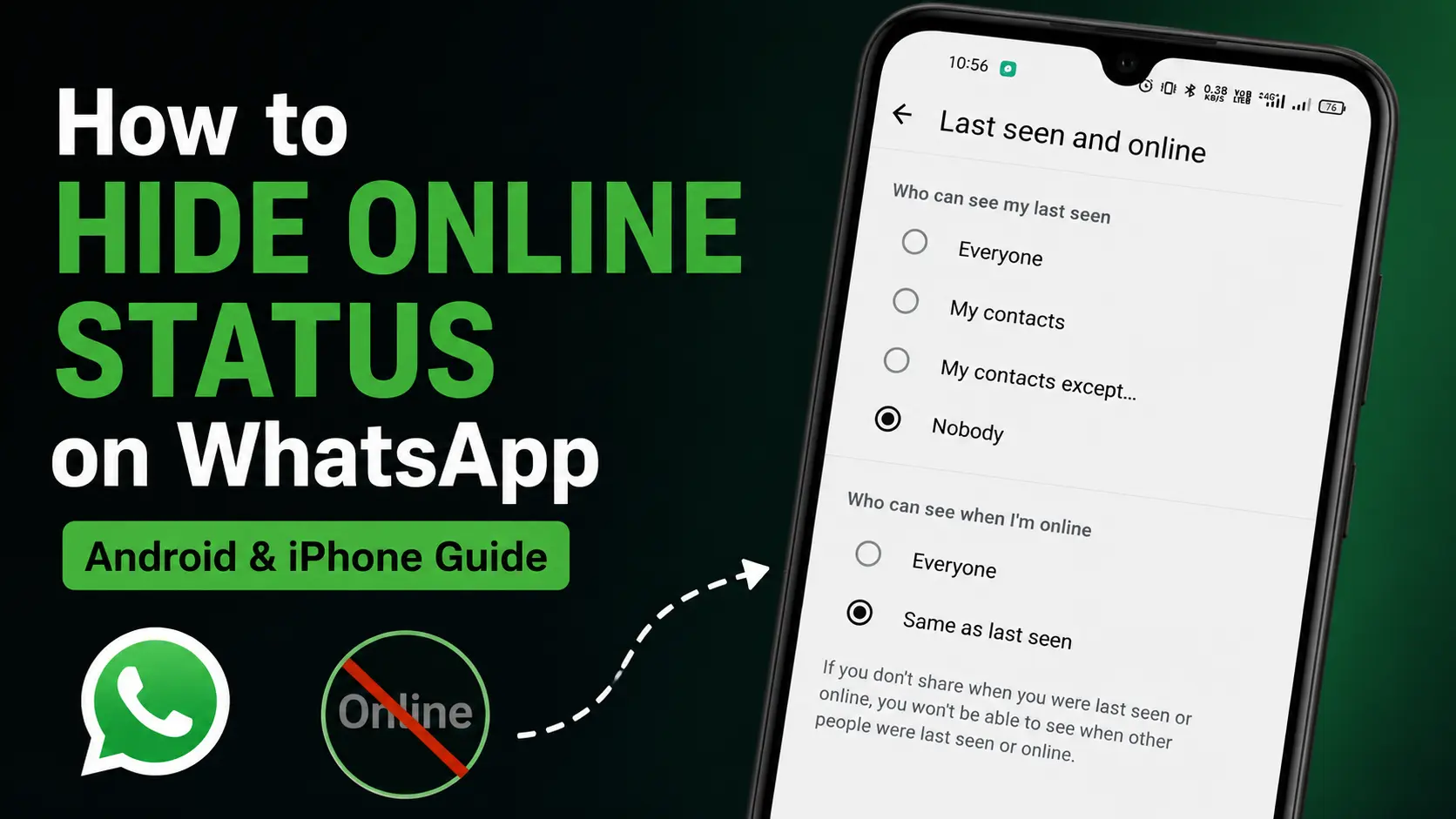 How to Hide Your Online Status on WhatsApp