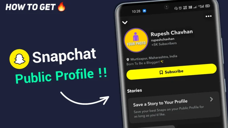 How to make a public profile on snapchat